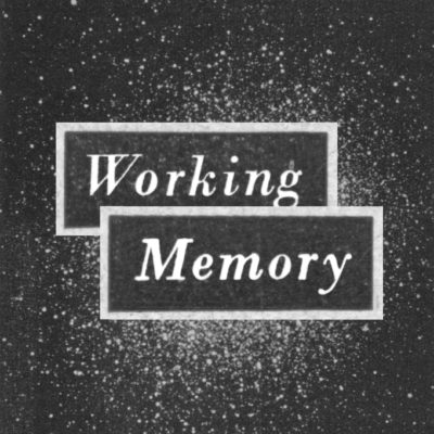 a text graphic stating Working Memory